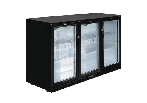  Polar G-series low model bar cooling three swing doors | 320L | 85(h)x135x52 cm 