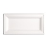 HorecaTraders kompostierbare Bagasse-Teller | 50 Stück | 1,4 (H) x 25,8 (B) cm