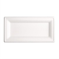 kompostierbare Bagasse-Teller | 50 Stück | 1,4 (H) x 25,8 (B) cm
