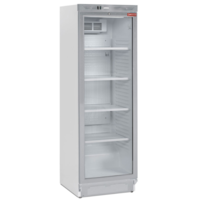 Soft Drinks Fridge with Left-Hinged Glass Door | 60x60x185 cm