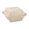 HorecaTraders composteerbare bagasse voedseldozen | 500 stuks | 8,1(h) x 14,9(b)cm