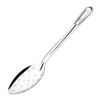 perforated serving spoon | stainless steel | 28cm | dishwasher safe | 28.5(w) x 6.8(d)cm