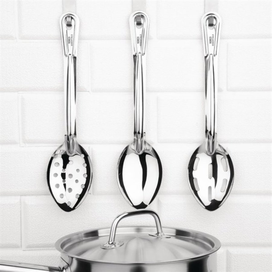 cuillère de service perforée | acier inoxydable | 28 cm | lavable au lave-vaisselle | 28,5 (l) x 6,8 (p) cm