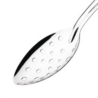 perforated serving spoon | stainless steel | 28cm | dishwasher safe | 28.5(w) x 6.8(d)cm