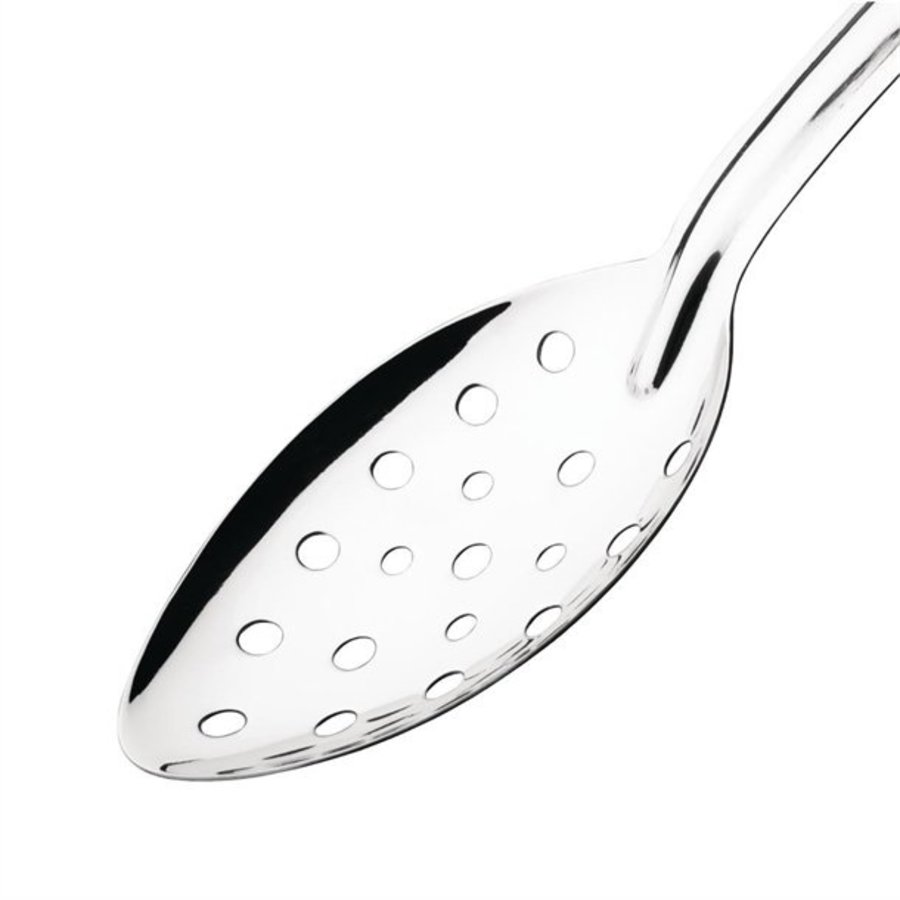 cuillère de service perforée | acier inoxydable | 28 cm | lavable au lave-vaisselle | 28,5 (l) x 6,8 (p) cm