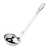 HorecaTraders serving spoon | 29cm | stainless steel | Content 12 cl | 29(w) x 9.2(d)cm