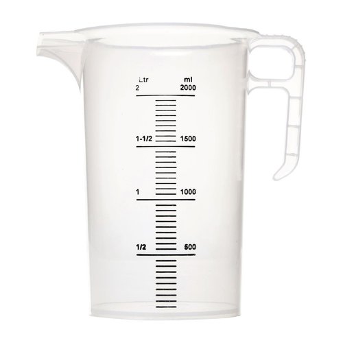  HorecaTraders measuring cup | 2L | Polypropylene | 22.5(h) x 15.5(w) x 15.5(d)cm 