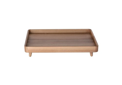  HorecaTraders acacia wood buffet bowl | 10.65(h) x 56(w) x 38.2(d)cm | GN 1/1 