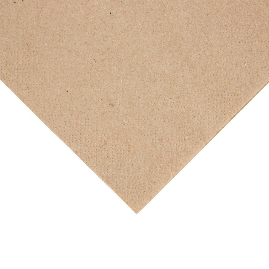 Servetten | 1/4 vouw | gerecycled kraftpapier | 24x24cm | (4000 stuks)