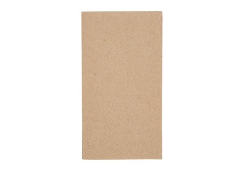  HorecaTraders Napkins | 1/8 fold | recycled kraft paper | 33x33cm | (2000 pieces) 