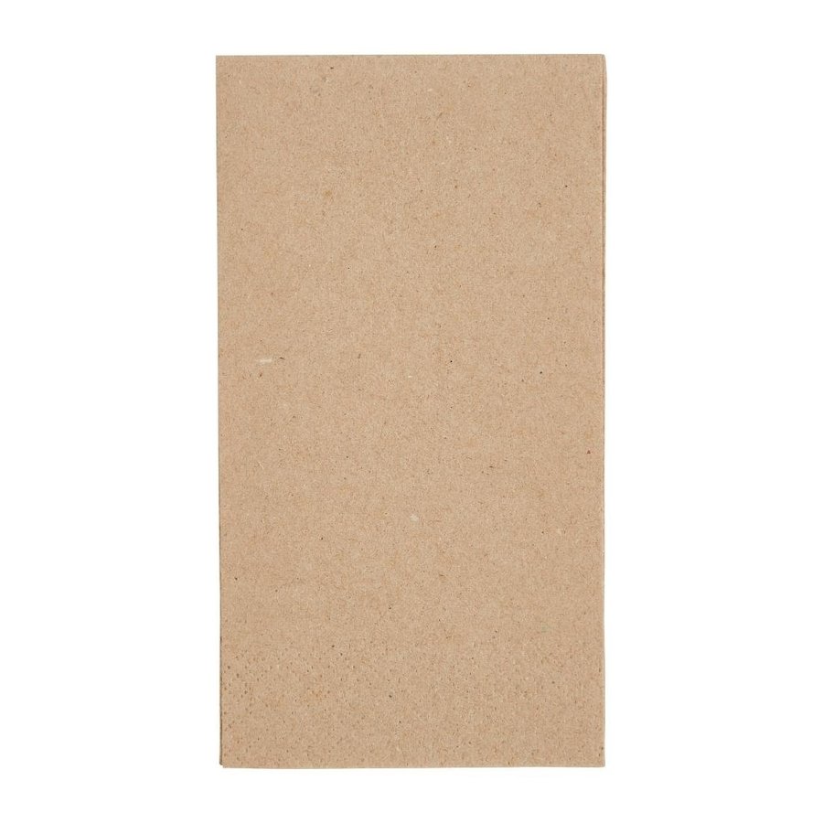 Napkins | 1/8 fold | recycled kraft paper | 33x33cm | (2000 pieces)