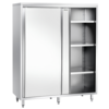 Bartscher Crockery cabinet | 3 shelves | stainless steel | 1400x700x2000mm