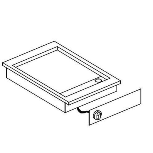 Combisteel Plaque de cuisson électrique encastrable, chromée 