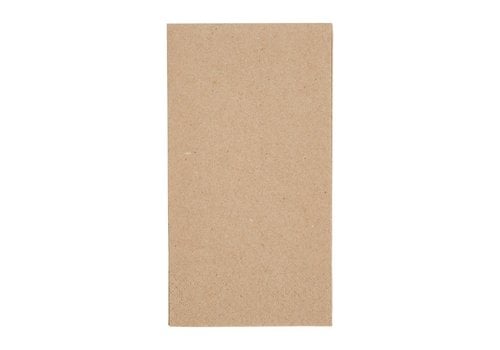  HorecaTraders Servetten | 1/8 vouw | gerecycled kraftpapier | 40x40 cm | (2000 stuks) 