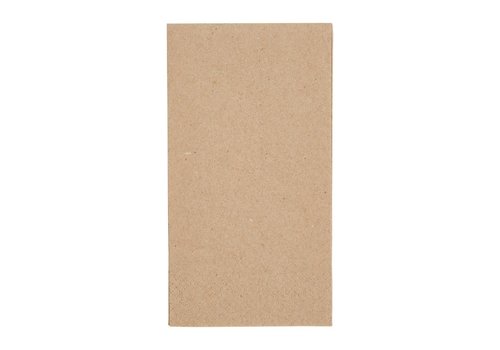  HorecaTraders Serviettes | 1/8 pli | papier kraft recyclé | 40x40 cm | (2000 pièces) 