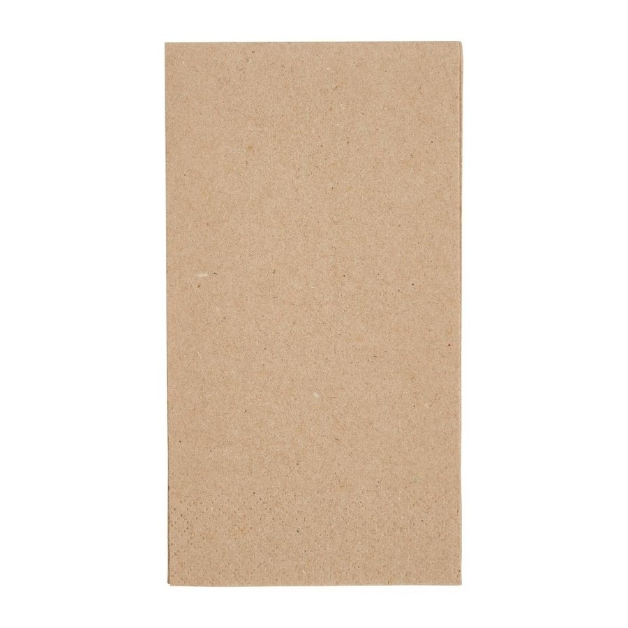 Servetten | 1/8 vouw | gerecycled kraftpapier | 40x40 cm | (2000 stuks)