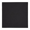 HorecaTraders serviettes de table | 1/4 pli | 3 couches | Noir | 40x40cm | (1000 pièces)