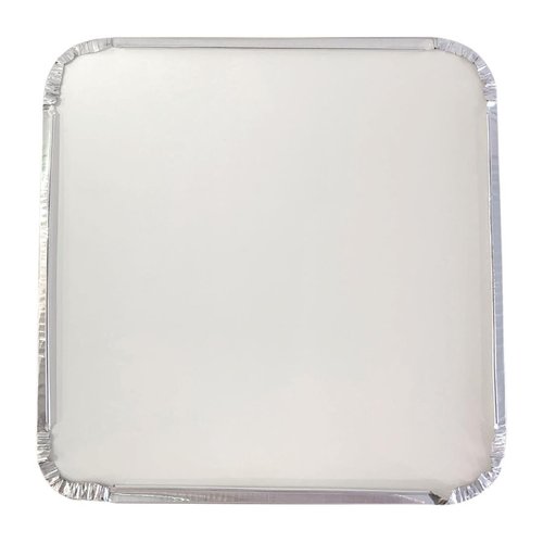  HorecaTraders Papierdeckel für tiefe und flache Aluminiumbehälter | 200 Stück 