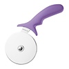 HorecaTraders pizza cutter | 102mm | purple | strong and effective stainless steel blade