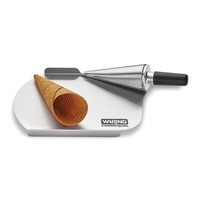 Rouleau à cône pour gaufrettes | Petit | Acier inoxydable