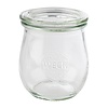 APS Bocaux en verre avec couvercles | 12 pièces | 220 ml