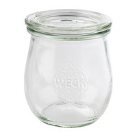 Bocaux en verre avec couvercles | 12 pièces | 220 ml