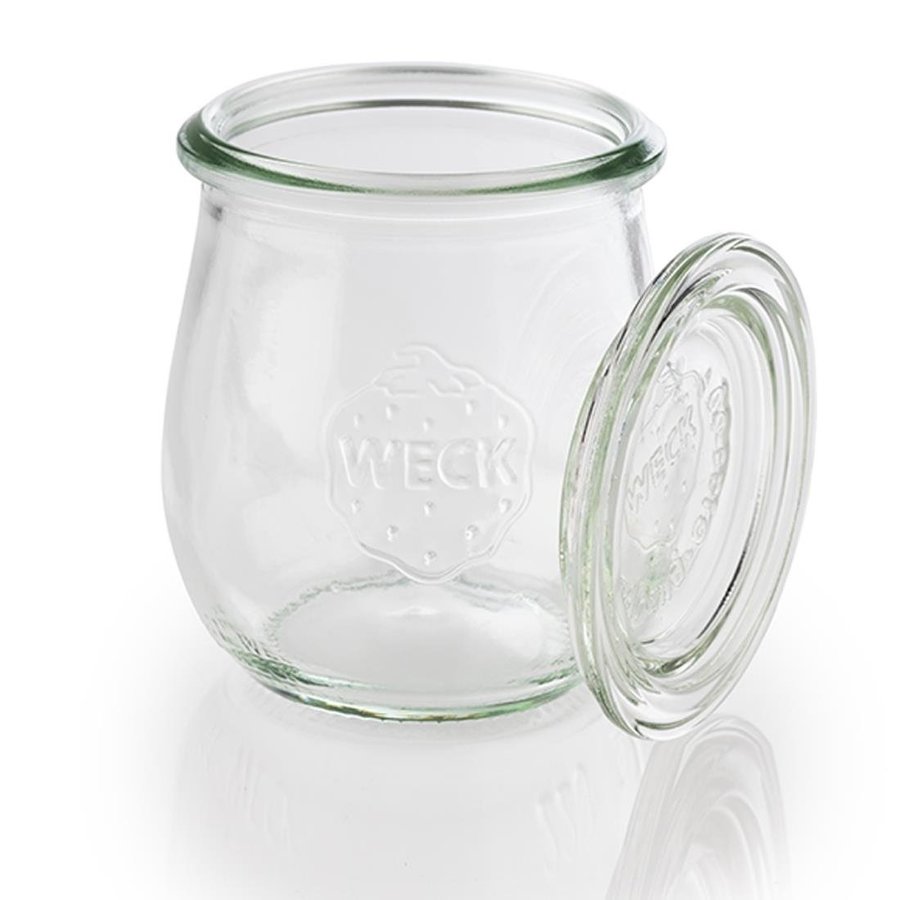 Bocaux en verre avec couvercles | 12 pièces | 220 ml