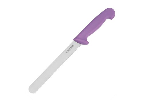  HorecaTraders Bread Knife | 21.6cm | purple 