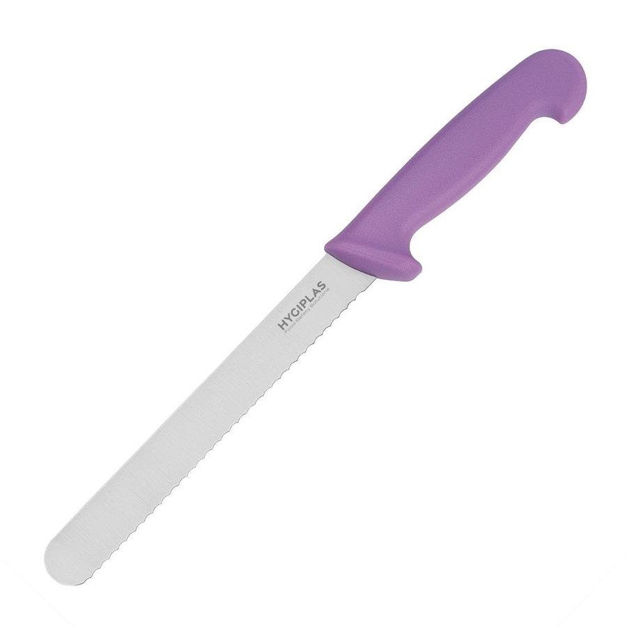 Bread knife 21.6 cm purple