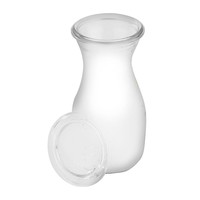 Glass bottles with lids | 6 pieces | 250ml