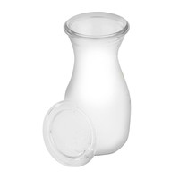 Glazen flessen met deksel | 6 stuks | 250ml