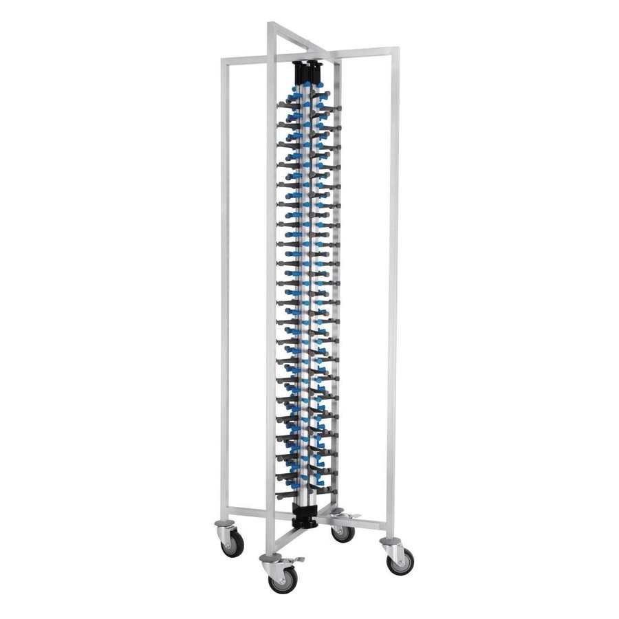 Mobile plate rack | 84 plates | 1900(h) x 700(w) x 700(d)mm
