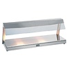 Lincat warmhoudplaat met kap LD4 | Breedte: 1470mm | 2 infraroodlampen | Capaciteit: 4x GN 1/1