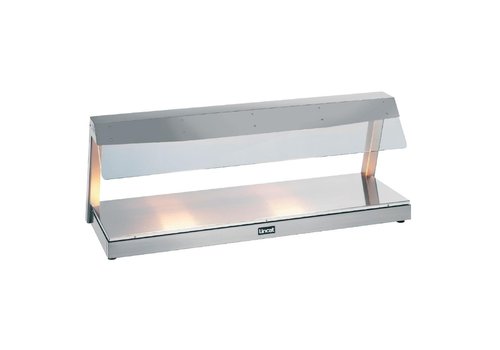  Lincat warmhoudplaat met kap LD4 | Breedte: 1470mm | 2 infraroodlampen | Capaciteit: 4x GN 1/1 