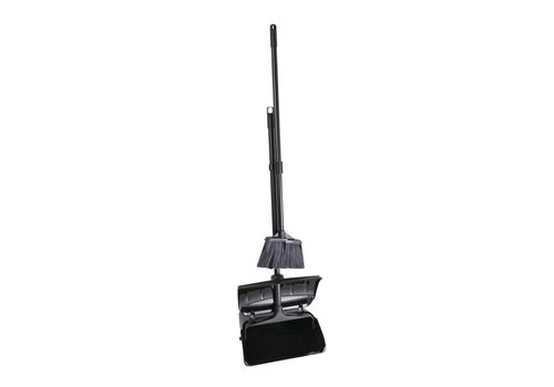  Jantex balai et pelle à poussière | 16 cm | noir | polypropylène 