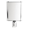 Bolero afzetpaal display | RVS houder | aluminium frame | 30(h) x 25(b) x 5(d)cm