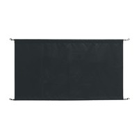 canvas barrier cloth | black | Including mounting kit | 70(h) x 143(w) x 2(d)cm