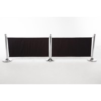 canvas barrier cloth | black | Including mounting kit | 70(h) x 143(w) x 2(d)cm