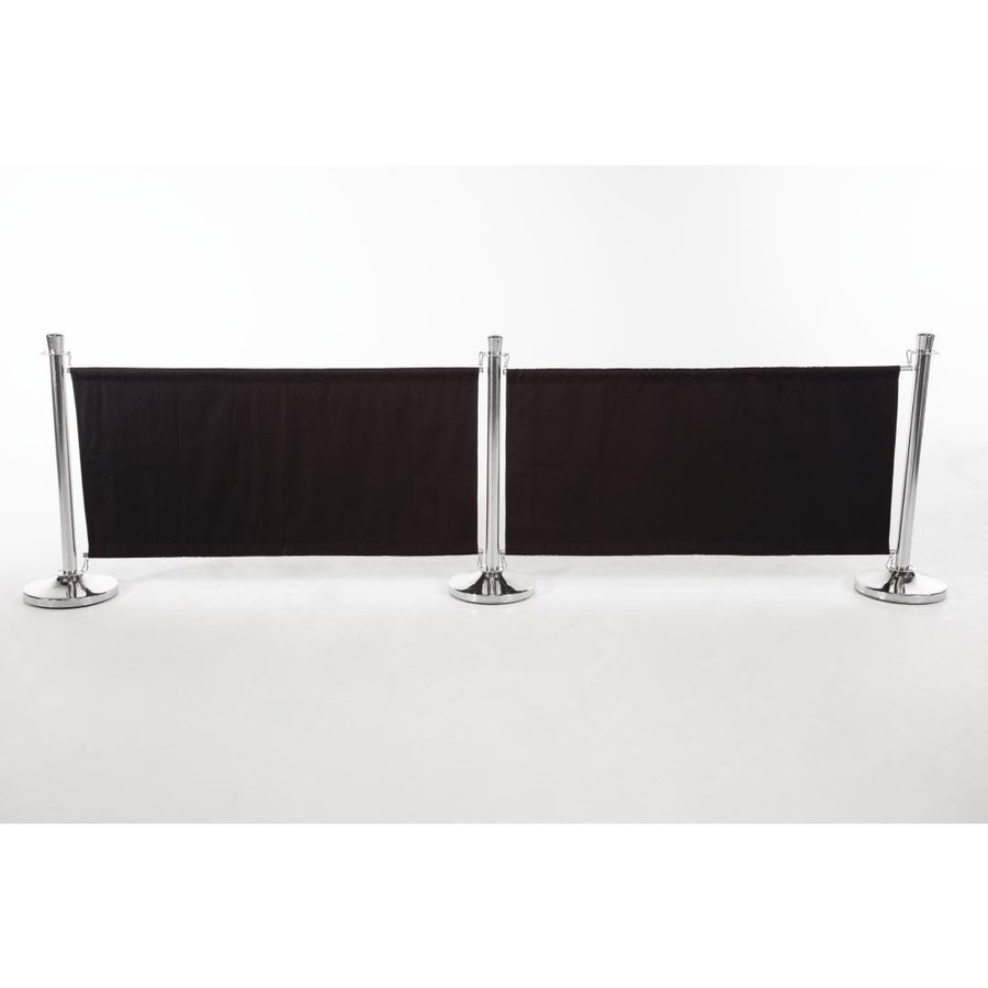 canvas barrier cloth | black | Including mounting kit | 70(h) x 143(w) x 2(d)cm