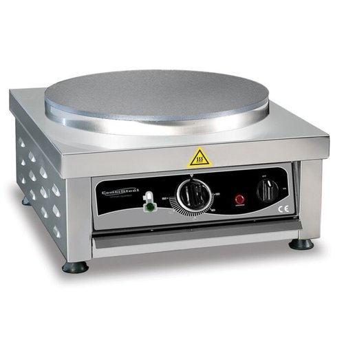  Combisteel Professional crepe maker | 1 plate | 230 V | 23kg | Ø40 cm | 45 x 52 x 24.5 cm 