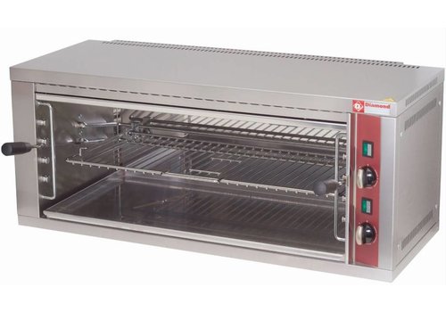  HorecaTraders Chauffe-salamandre électrique avec grille réglable 
