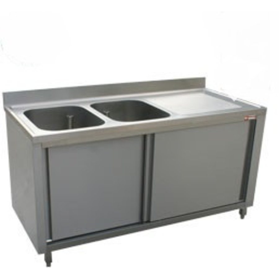 Stainless Steel Sink | 2 Sinks Left | 180x70x88 cm