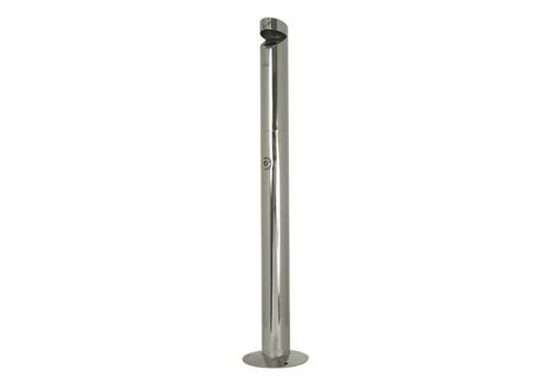  HorecaTraders Cigarette column stainless steel 1.4 liters with cover | 330 butts 