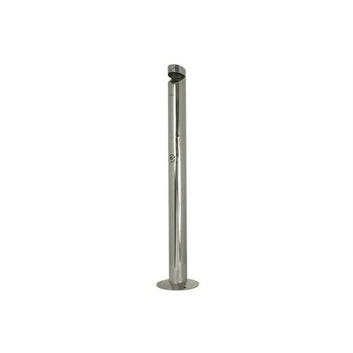  HorecaTraders Cigarette column stainless steel 1.4 liter with cover cap | 330 butts 