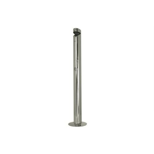  HorecaTraders Cigarette column stainless steel 1.4 liters with cover | 330 butts 