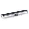 Combisteel Siphon de sol en acier inoxydable | 133,1 (L) x 20 (P) x 14 (H) cm