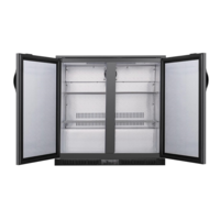 Polar G-serie laag model tweedeurs barkoeling | 198L | 85(h)x90x52 cm