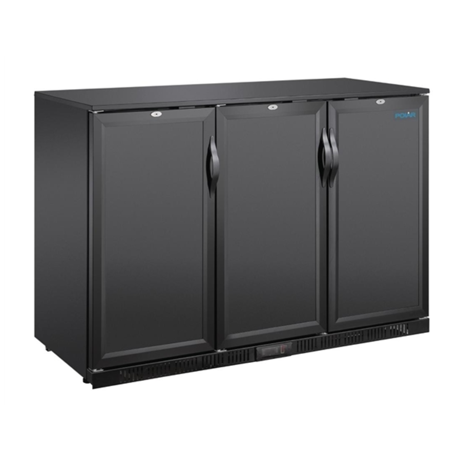Refroidissement par barre à trois portes modèle bas Polar série G | 320L | 85(h)x135x52 cm