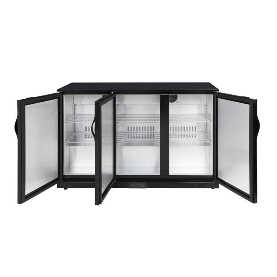 Refroidissement par barre à trois portes modèle bas Polar série G | 320L | 85(h)x135x52 cm