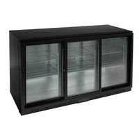 Bar cooling low model | three sliding doors | 320L | 85(h)x135x52cm